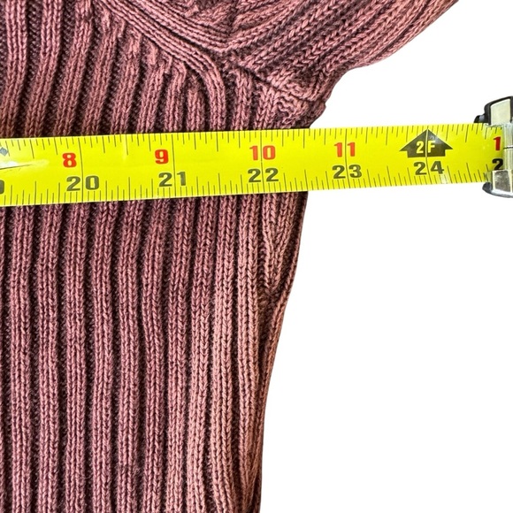 VTG Woolrich Cabernet Knit Cardigan Ribbed Button Up Sweater L - Picture 6 of 9